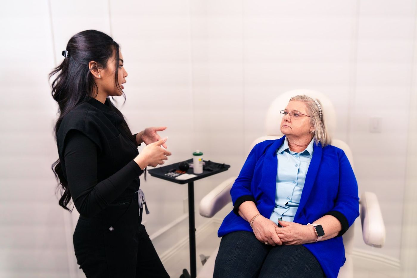 Patient asking for a recommendation